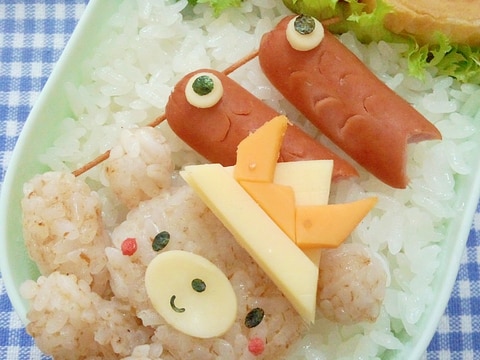 簡単キャラ弁☆子供の日のお弁当♪